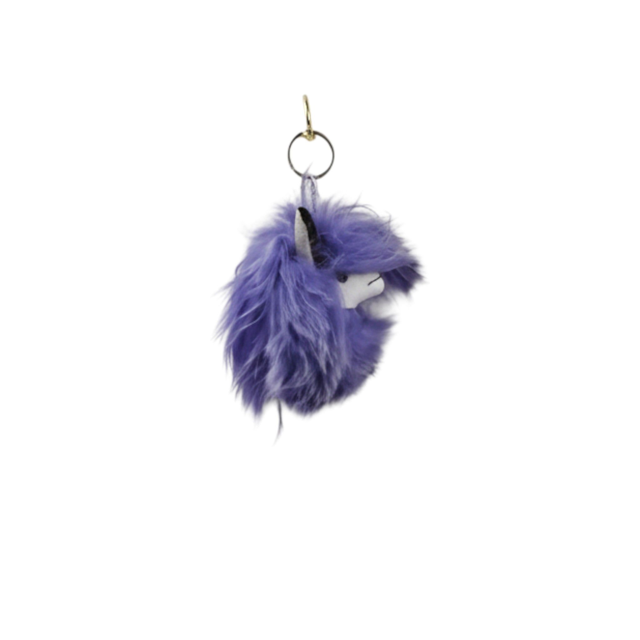 Cute Alpaca Head Keychain Suri in Pastel Colors