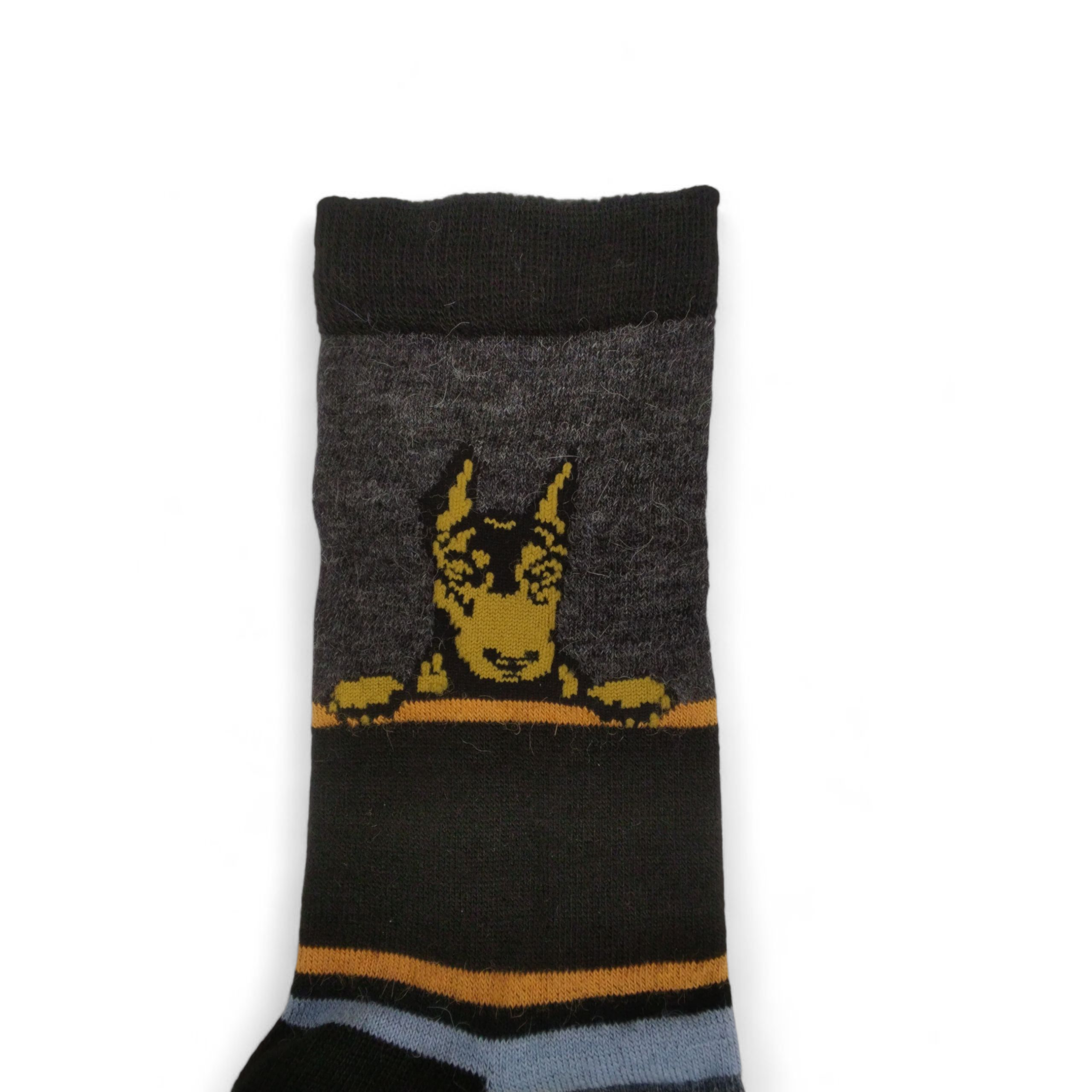 Alpaca Socks with Doberman Pinschers