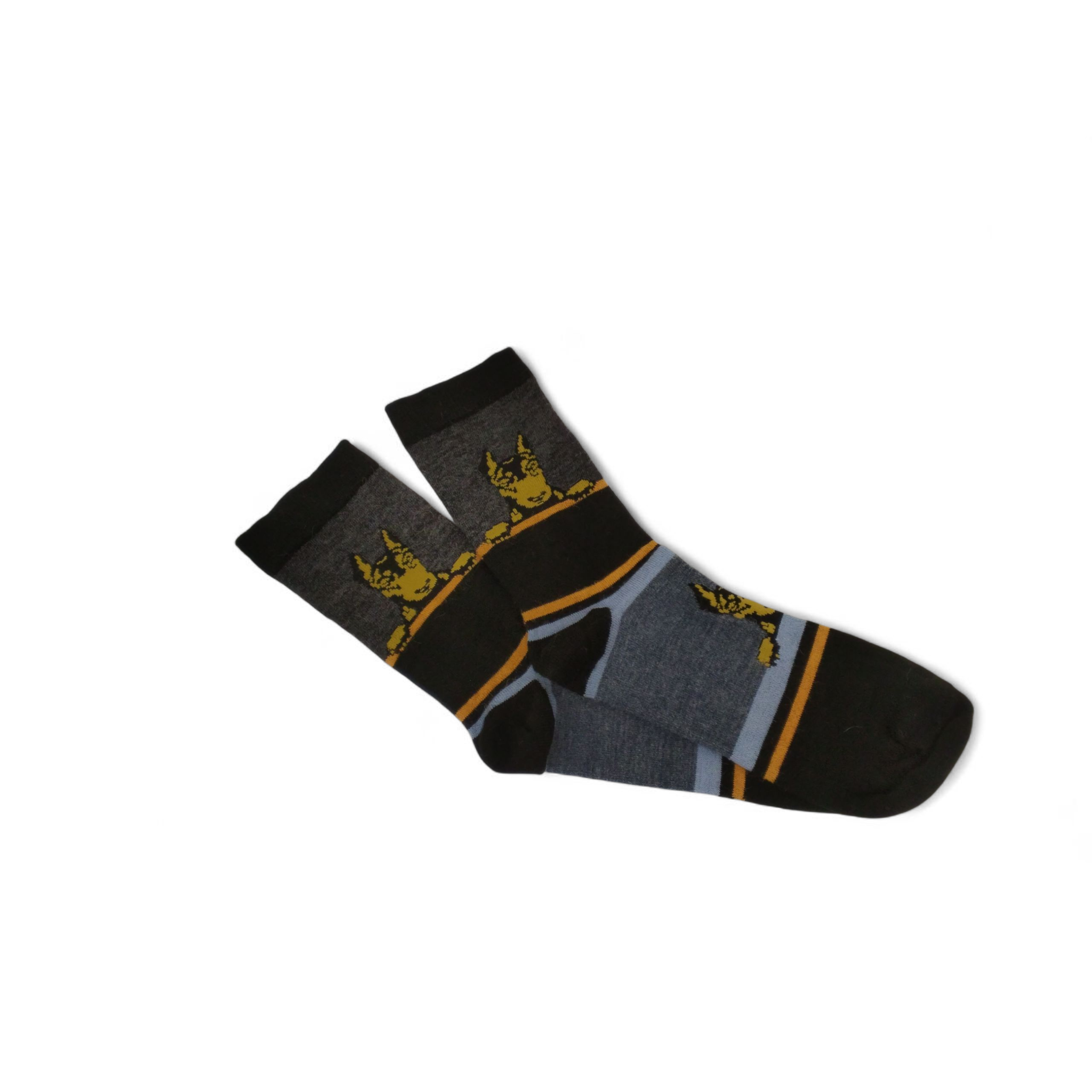 Alpaca Socks with Doberman Pinschers