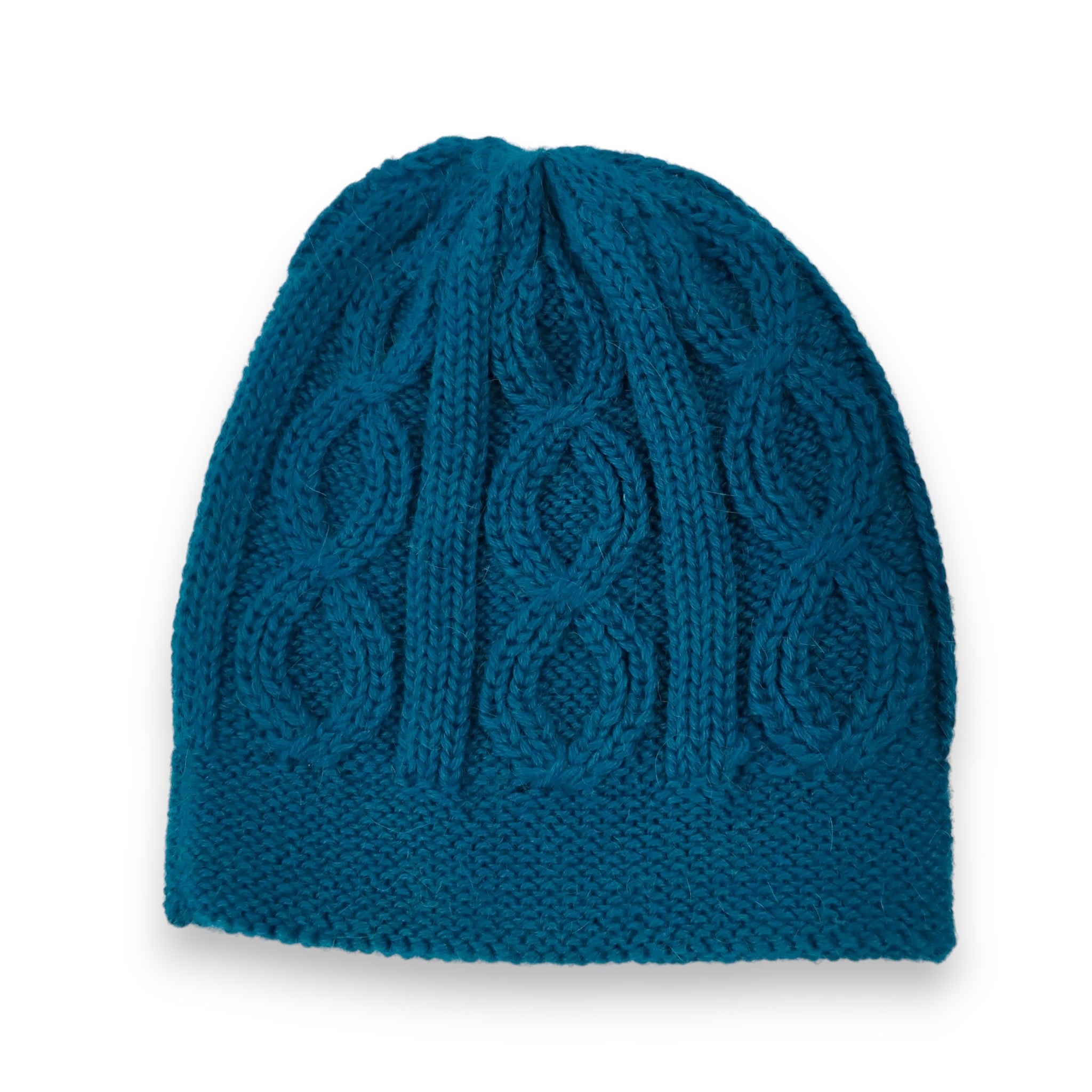 Alpaca Snake Cable Hat