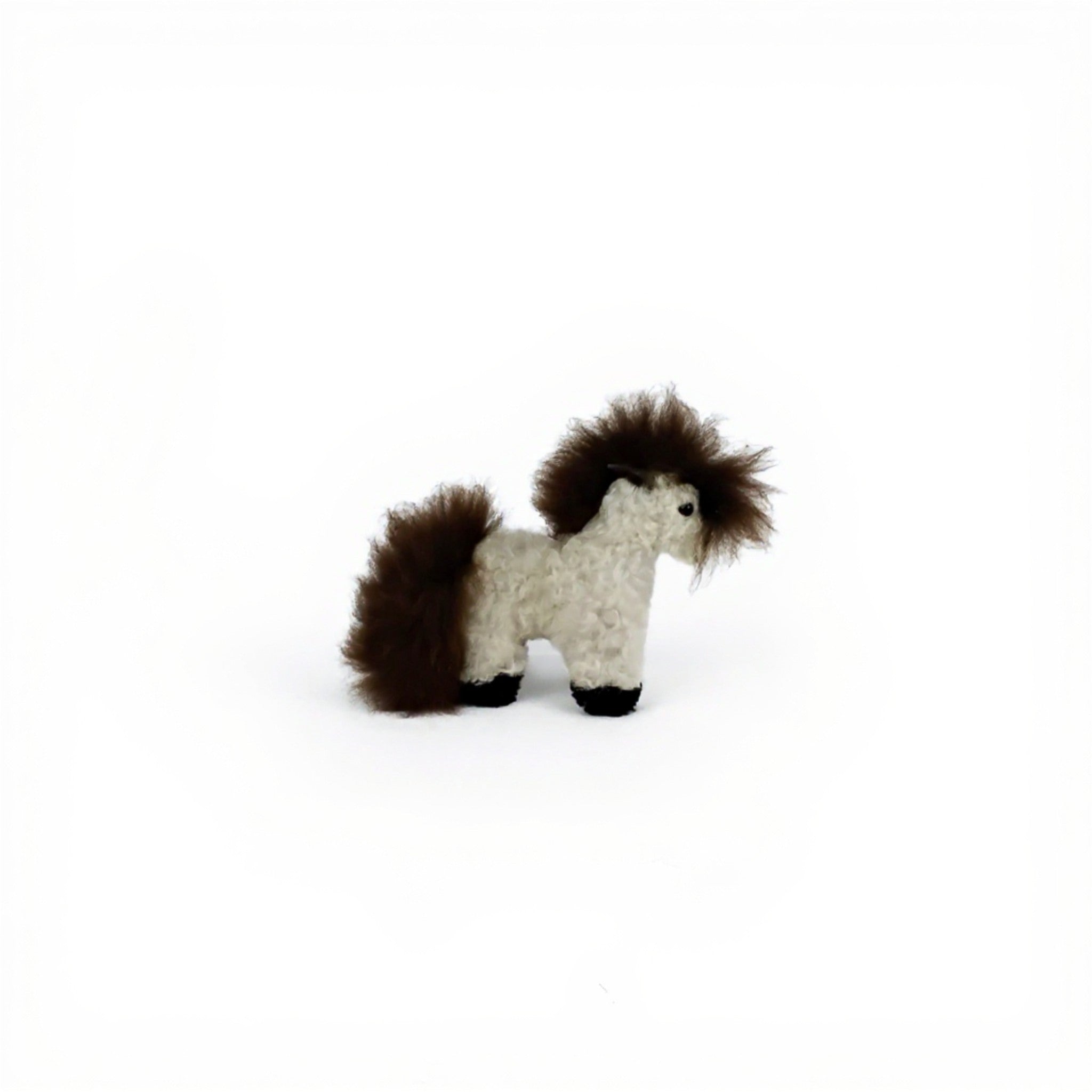 Tiny Horse With Super-Fluffy Mane and Tail