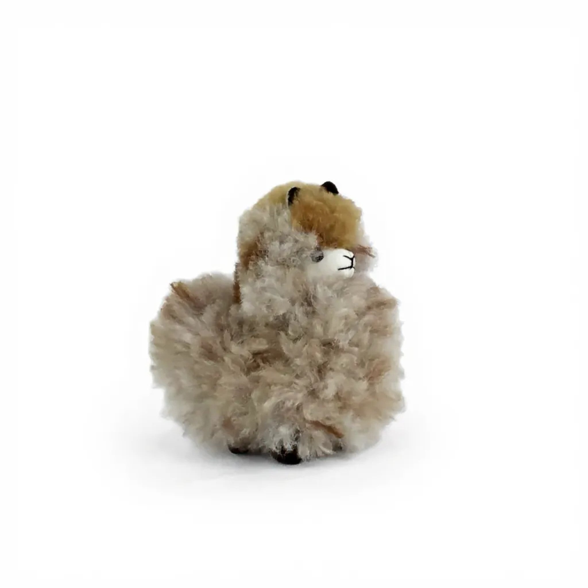 Tiny Alpaca Fleece Soft Toy - Natural Color