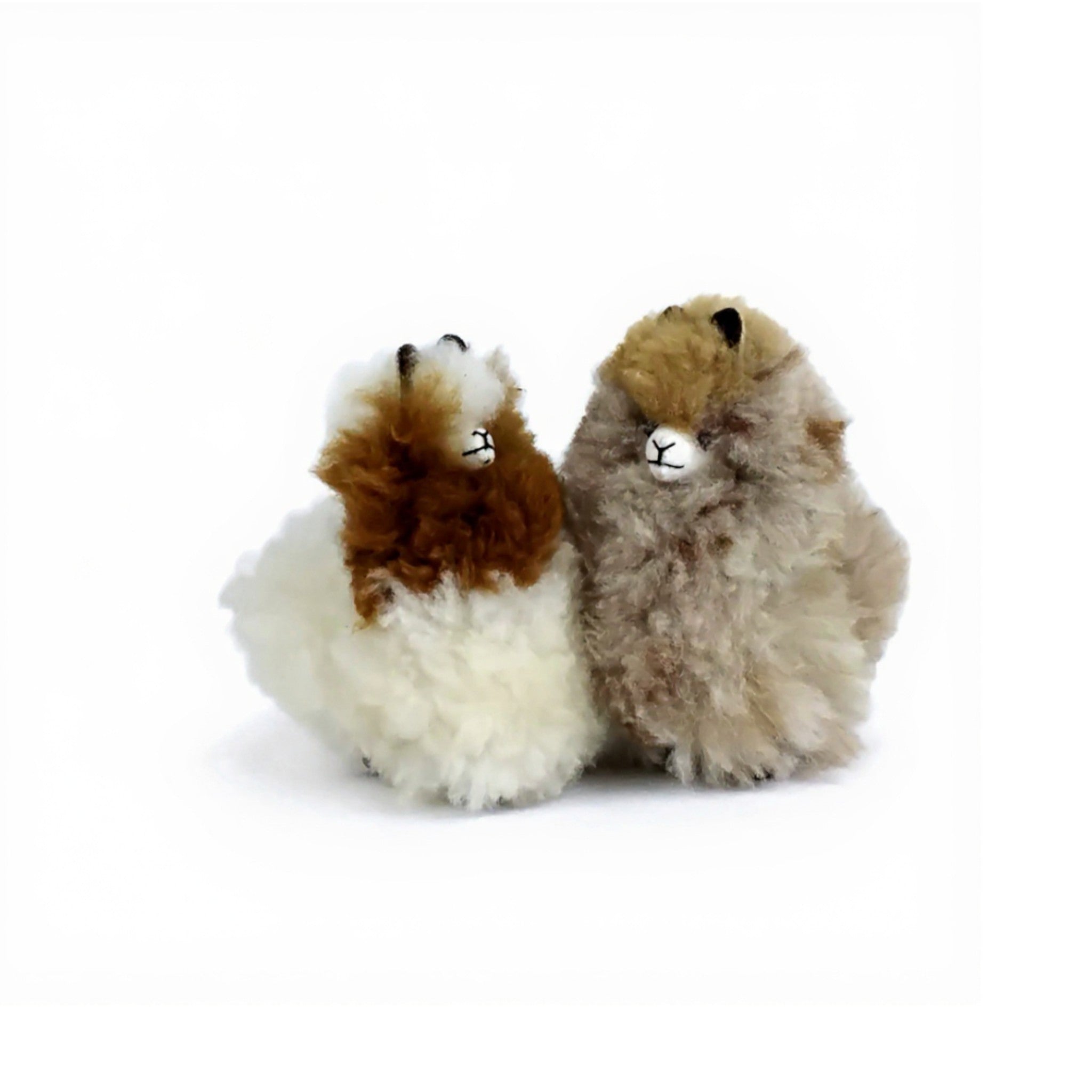 Tiny Alpaca Fleece Soft Toy - Natural Color