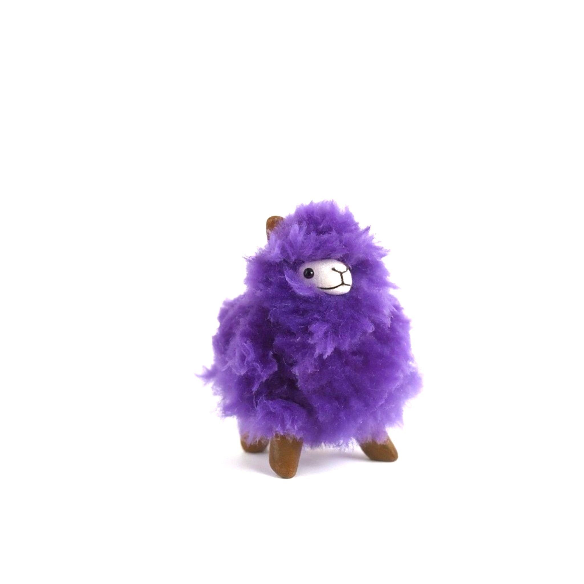 Tiny Alpaca Stuffed Toy Dyed in Fun Colors