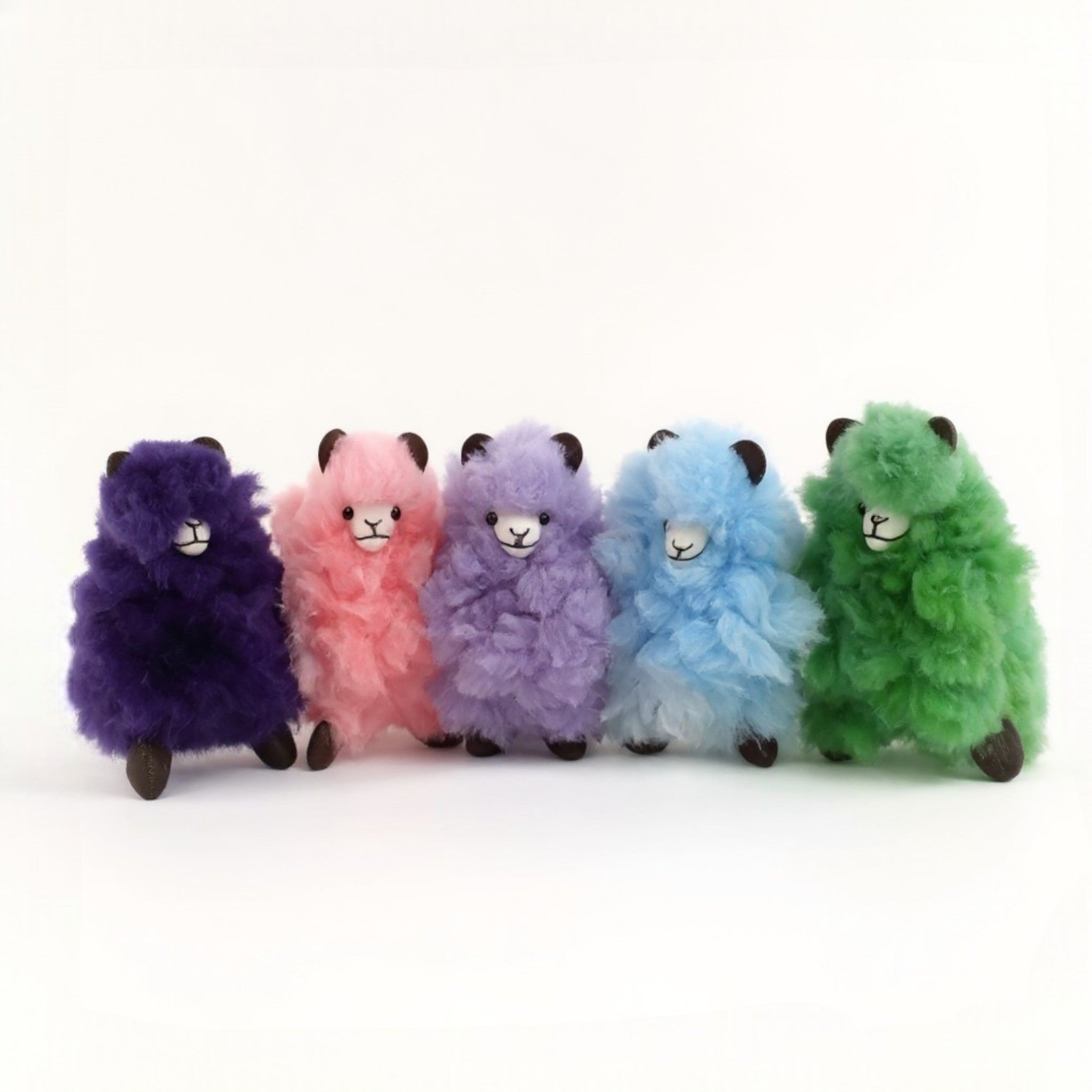 Tiny Alpaca Stuffed Toy Dyed in Fun Colors