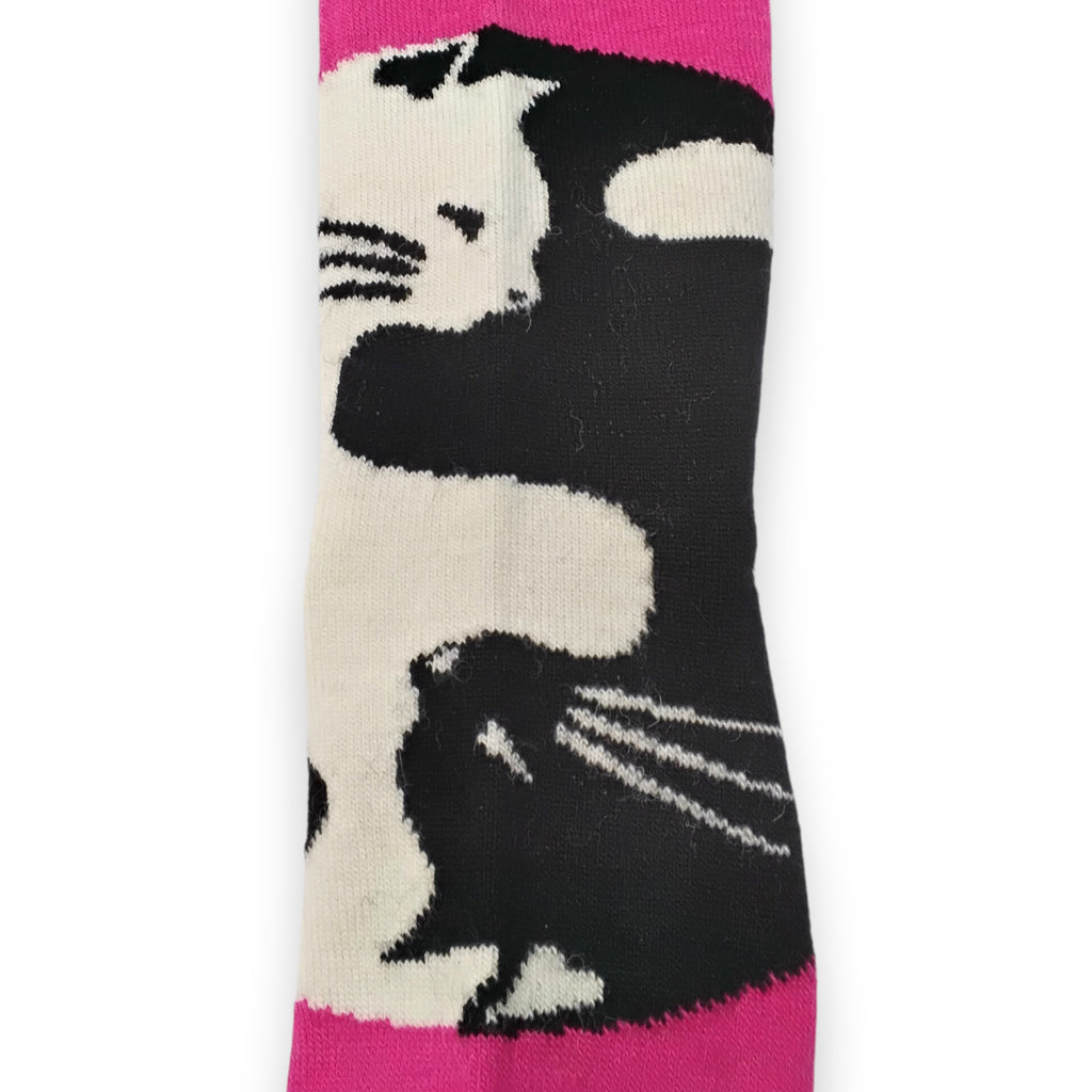 Yin Yang Cat Socks