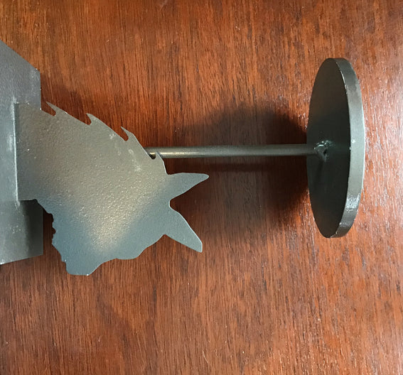 Metal Alpaca Candle Holder