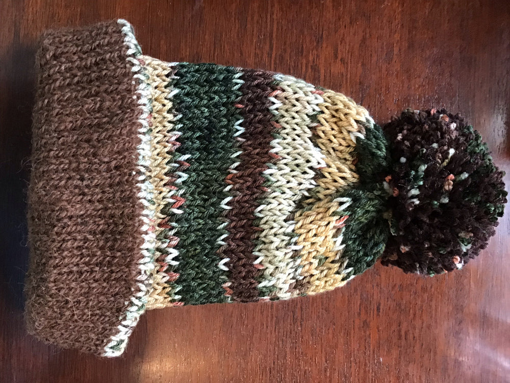 Handmade Knit Pom Hats
