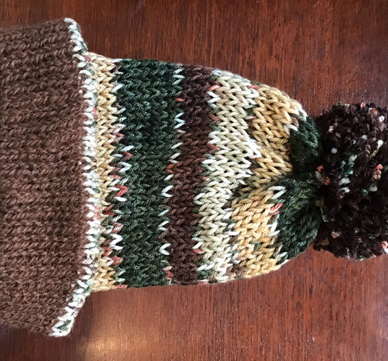 Handmade Knit Pom Hats