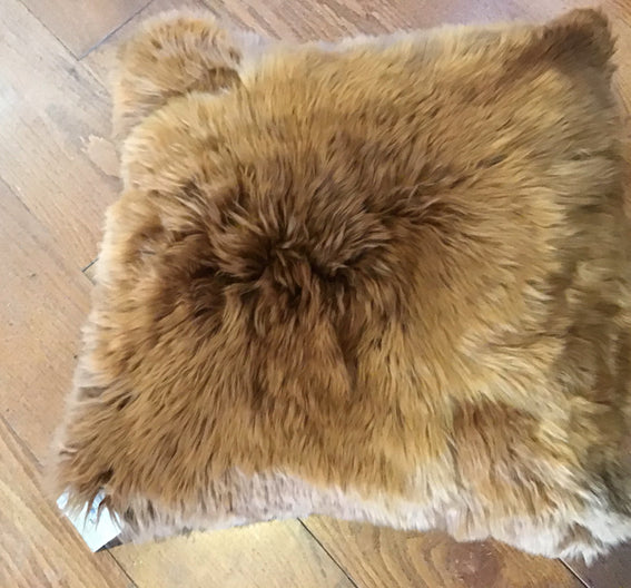 Ff Square Fur Pillow