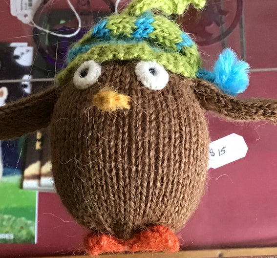 Rm Knitted Owl Ornaments