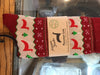 Alpaca Print Christmas Crew Sock