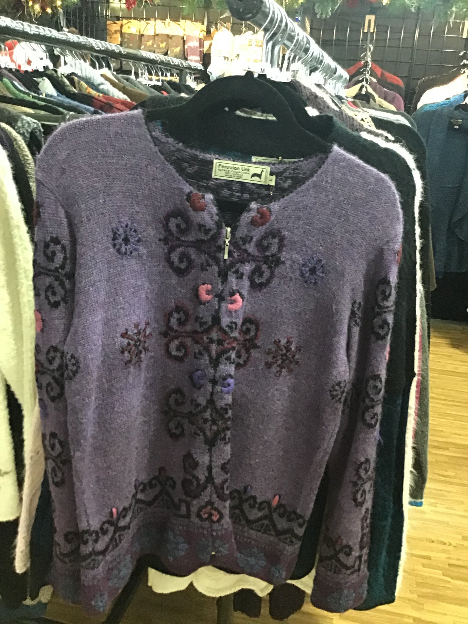 Ca Desert Flower Cardigan - Alpaca Life Collection by