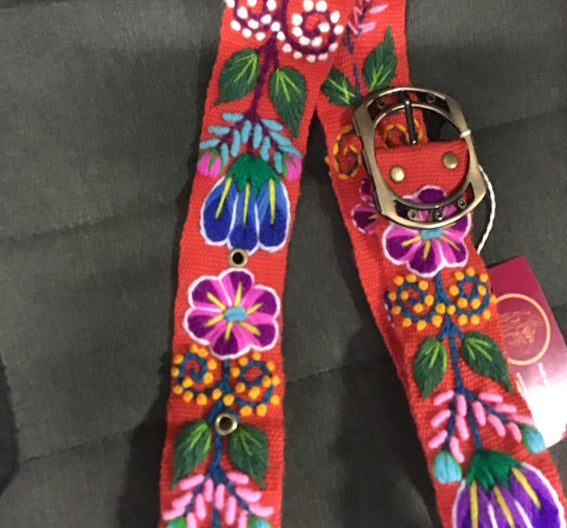 Embrordered Belts